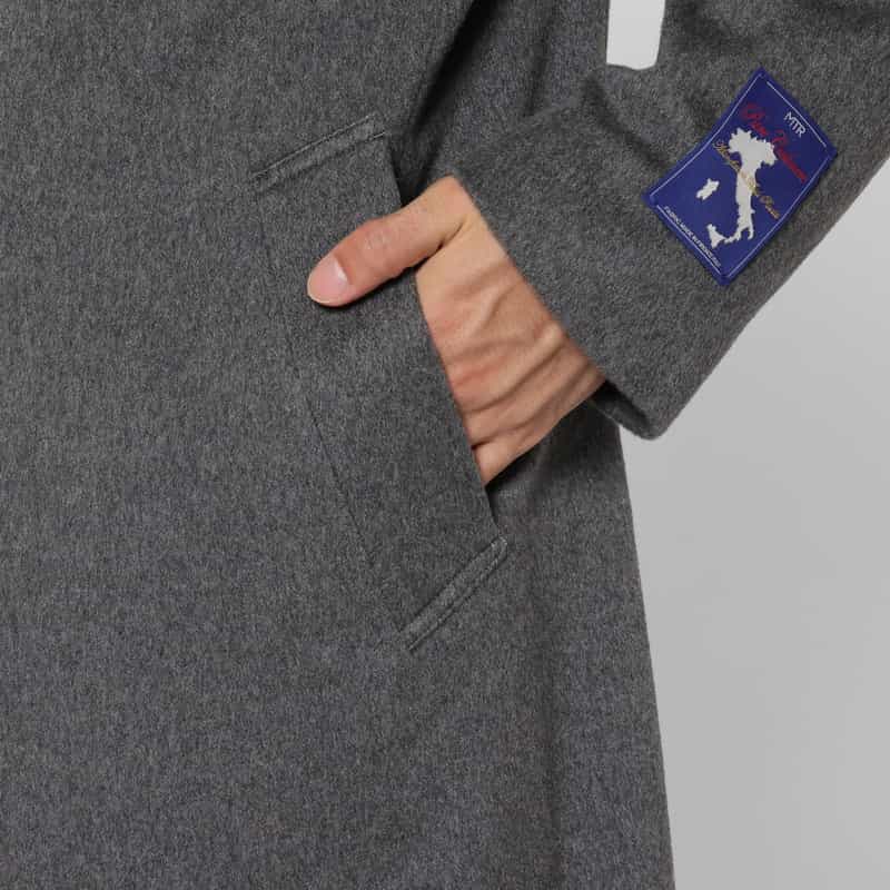 BARNEYS NEW YORK カシミヤ100％ステンカラーコート GRAY
