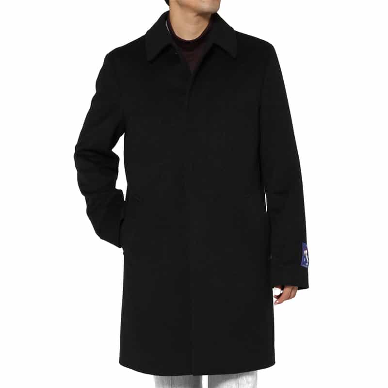 BARNEYS NEW YORK カシミヤ100％ステンカラーコート DARK GRAY
