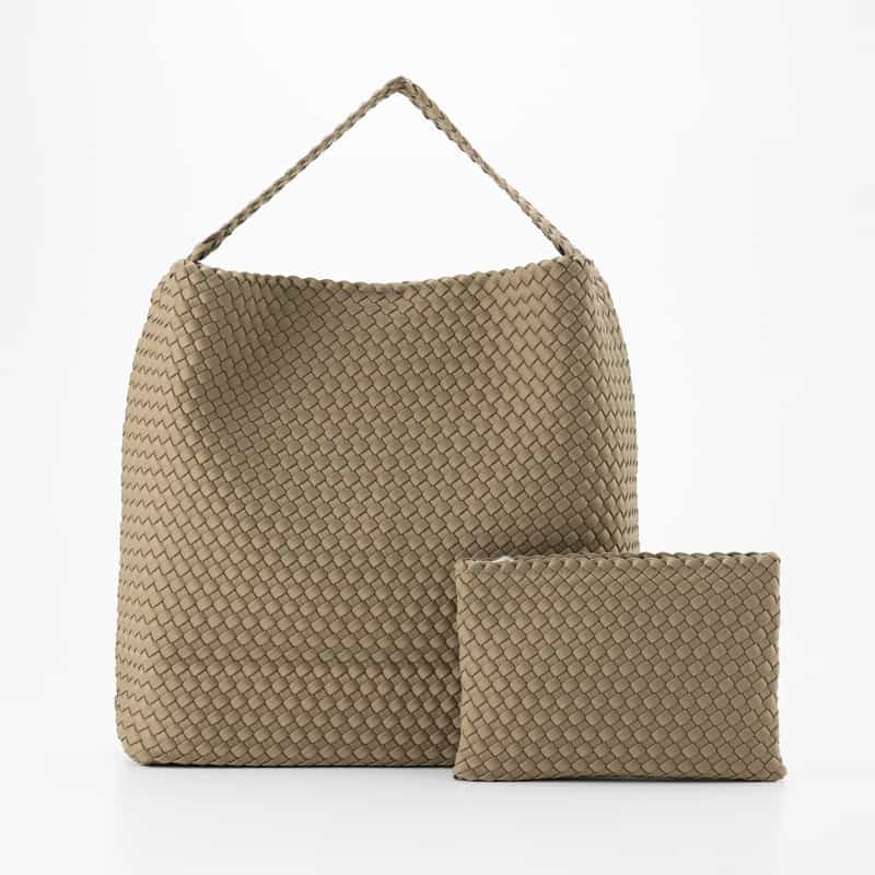 NAGHEDI NAGHEDI ＜ナゲディ＞ ワンハンドルバッグ “Nomad Large Hobo“ BEIGE