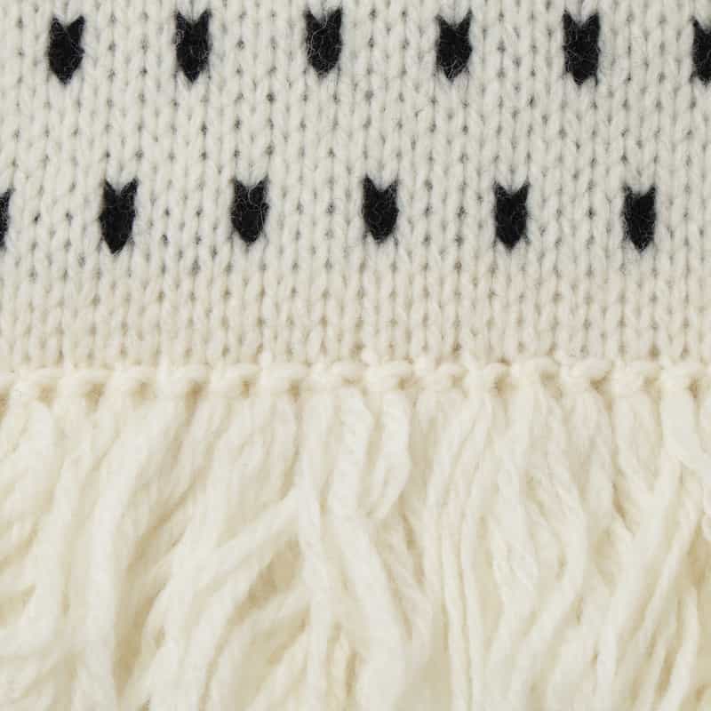 HYKE HYKE ＜ハイク＞ ノルディック柄ニットベスト IVORY