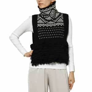 HYKE ＜ハイク＞ ノルディック柄ニットベスト