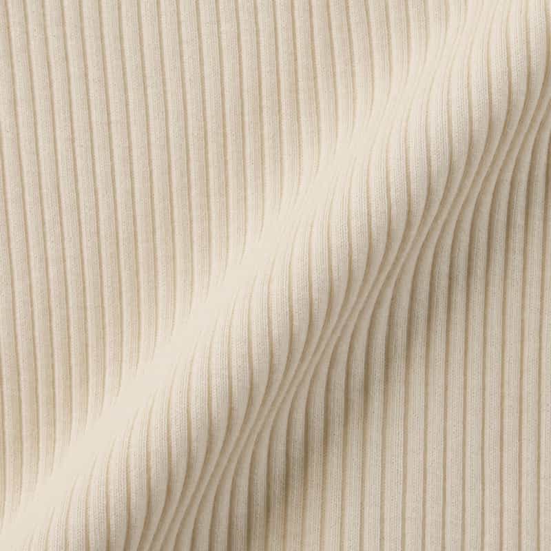 HYKE HYKE ＜ハイク＞ ロングスリーブ リブカットソー IVORY