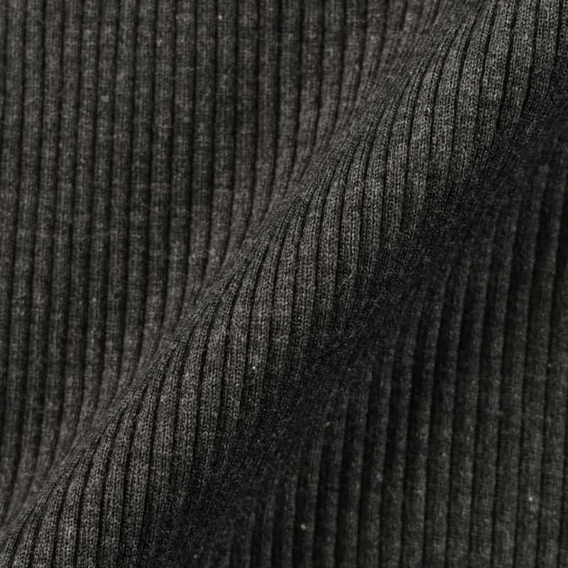 HYKE HYKE ＜ハイク＞ ロングスリーブ リブカットソー GRAY