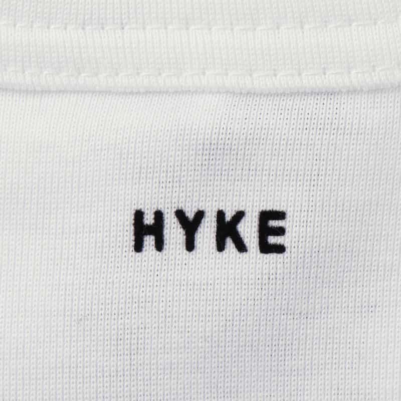 HYKE HYKE ＜ハイク＞ レイヤードデザイン ロングスリーブカットソー WHITE