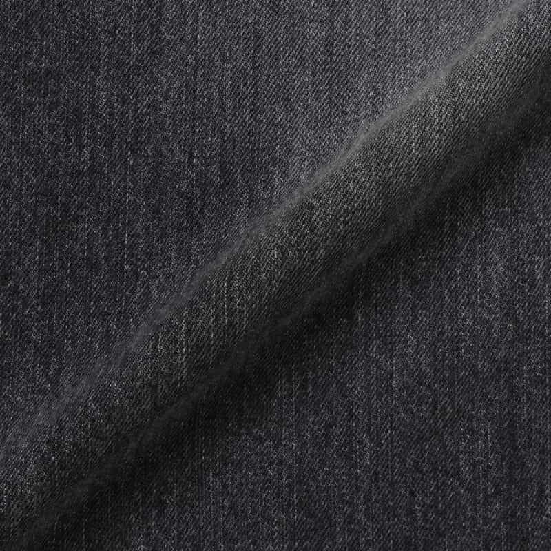 HYKE HYKE ＜ハイク＞ バレルレッグデニムパンツ BLACK