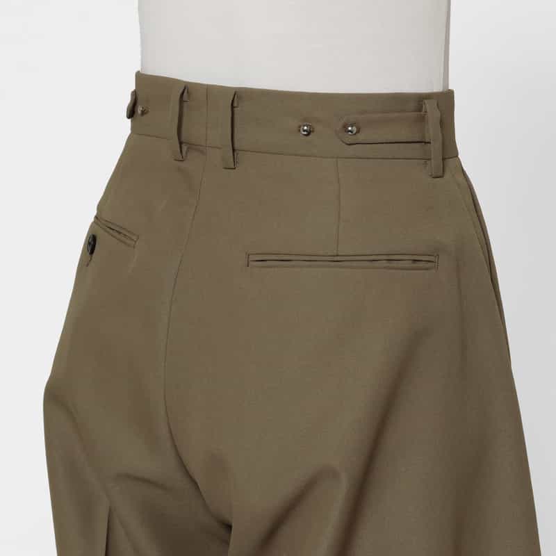 HYKE HYKE ＜ハイク＞ バレルレッグパンツ BEIGE