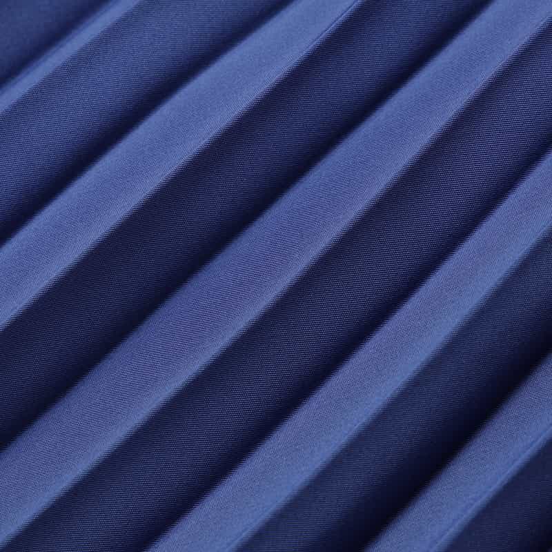 HYKE HYKE ＜ハイク＞ プリーツスカート BLUE