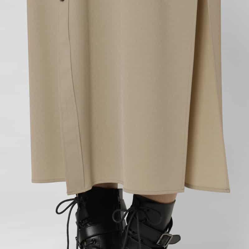 HYKE HYKE＜ハイク＞ スリット入りロングスリーブシャツドレス BEIGE