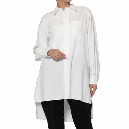 HYKE＜ハイク＞ コットン ロングシャツ