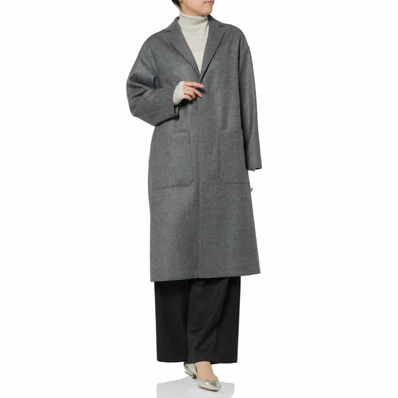 HYKE ＜ハイク＞ ウールショップコート