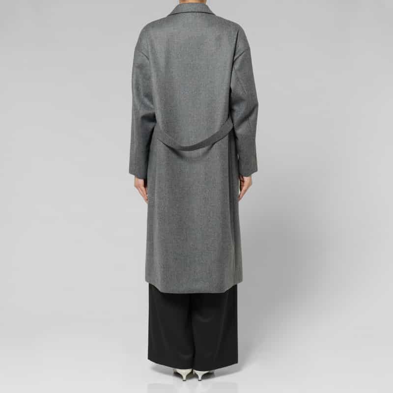 HYKE HYKE ＜ハイク＞ ウールショップコート GRAY