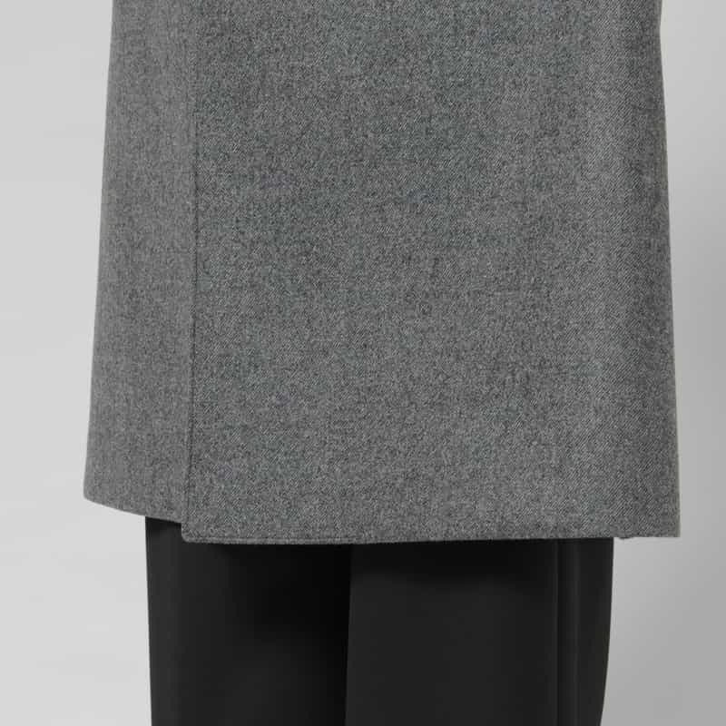 HYKE HYKE ＜ハイク＞ ウールショップコート GRAY