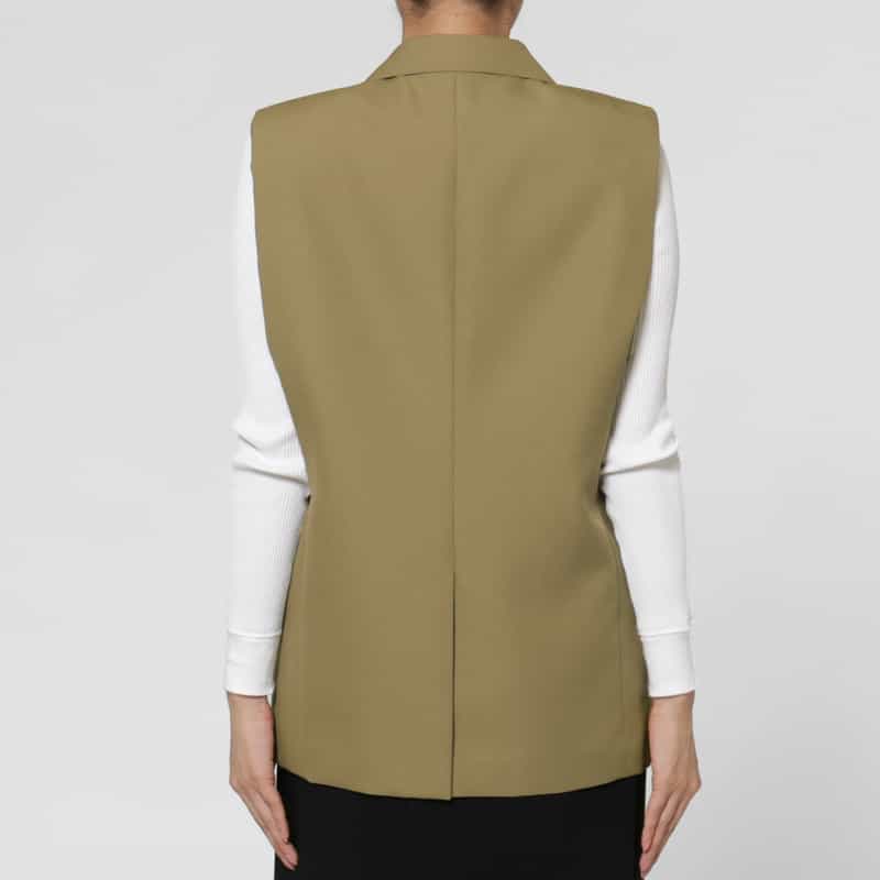 HYKE HYKE＜ハイク＞ スリーブレスブレザー BEIGE