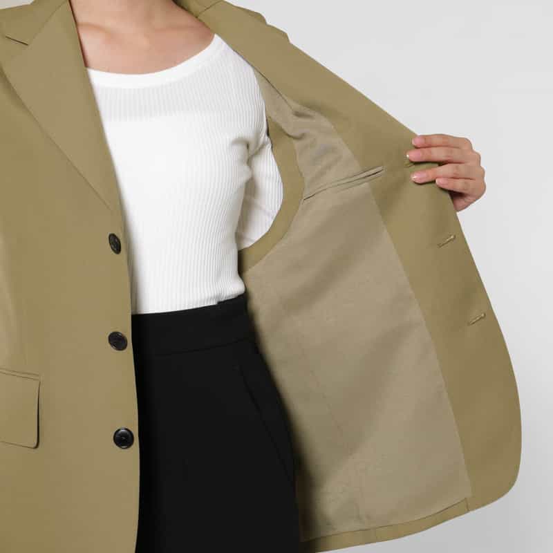 HYKE HYKE＜ハイク＞ スリーブレスブレザー BEIGE