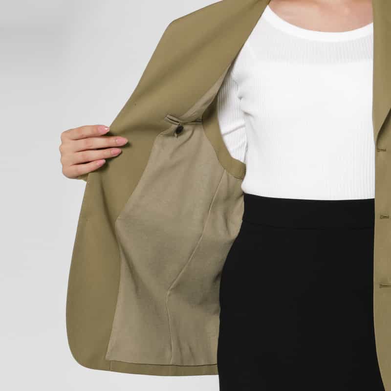 HYKE HYKE＜ハイク＞ スリーブレスブレザー BEIGE