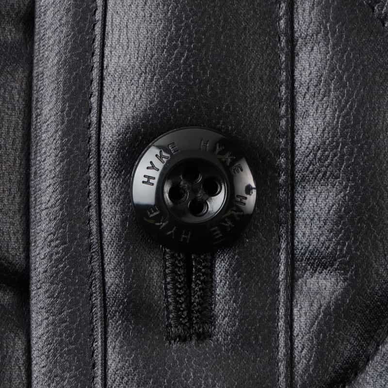 HYKE HYKE ＜ハイク＞ キルトコート BLACK