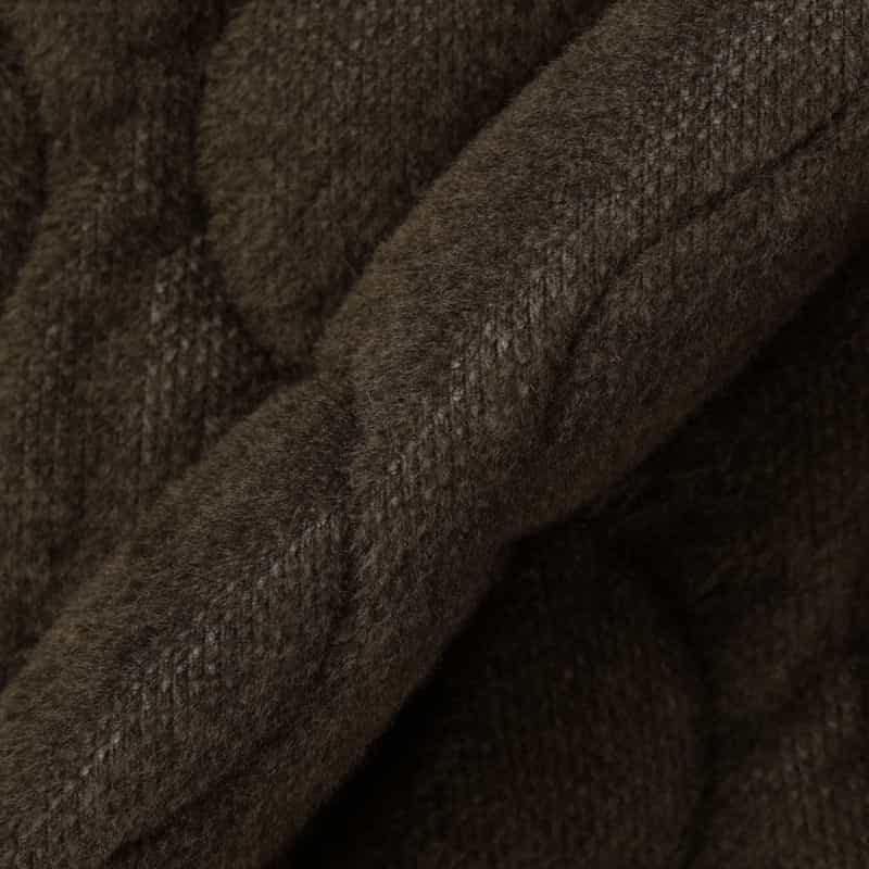 HYKE HYKE＜ハイク＞ バーニーズ　ニューヨーク限定フリースキルト ライナーコート BROWN