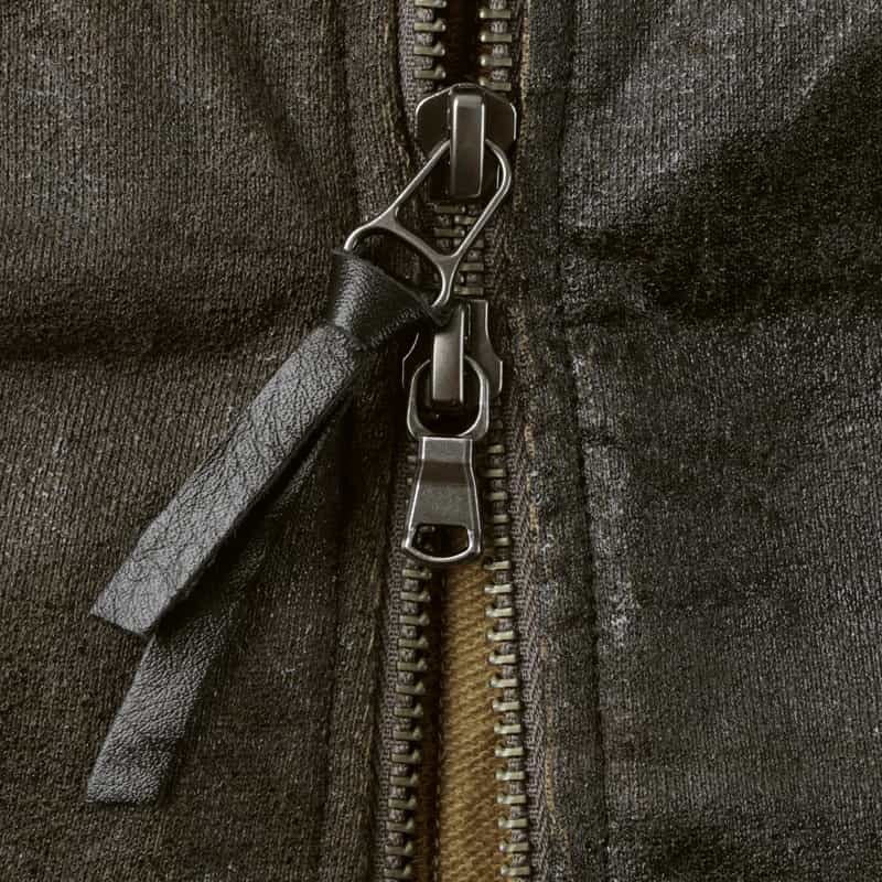 ANTHEM A ANTHEM A＜アンセム エー＞ レザー調パーカーブルゾン BROWN
