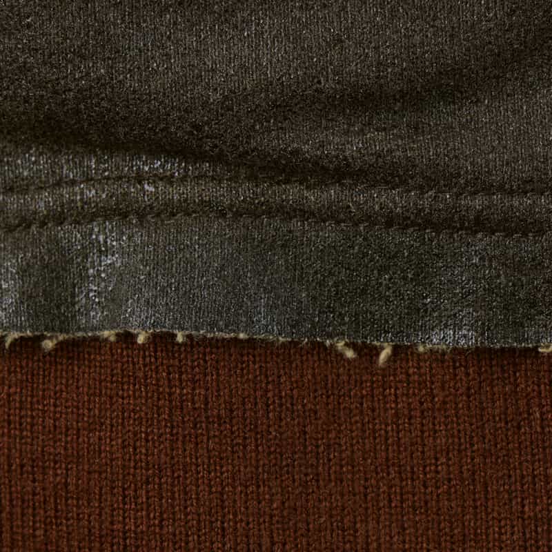 ANTHEM A ANTHEM A＜アンセム エー＞ レザー調パーカーブルゾン BROWN
