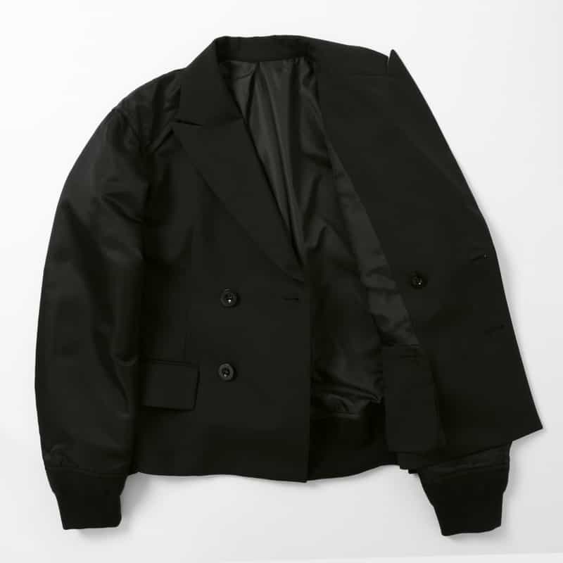 SACAI SACAI＜サカイ＞ コンビネーションスーチングジャケット BLACK