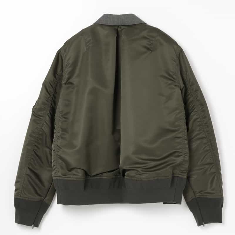SACAI SACAI＜サカイ＞ コンビネーションスーチングジャケット GRAY