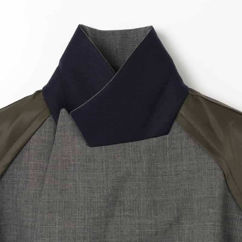 SACAI SACAI＜サカイ＞ コンビネーションスーチングジャケット GRAY