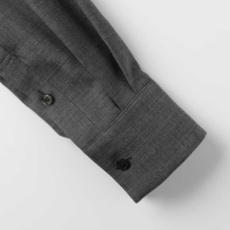SACAI SACAI＜サカイ＞ ボウタイ付きスーチングドレス GRAY
