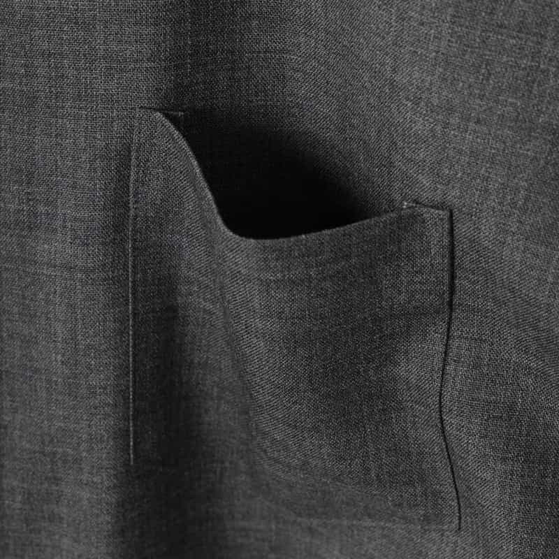 SACAI SACAI＜サカイ＞ ボウタイ付きスーチングドレス GRAY