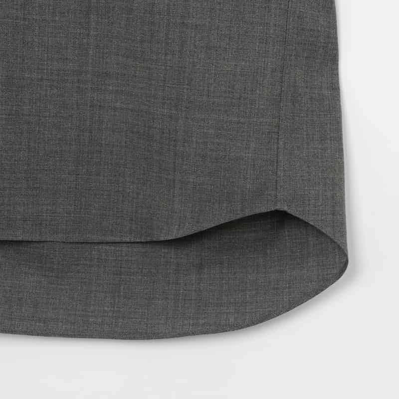 SACAI SACAI＜サカイ＞ ボウタイ付きスーチングドレス GRAY