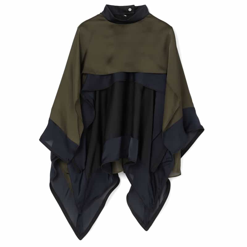 SACAI SACAI＜サカイ＞ コンビネーションデザインシャツ BLACK