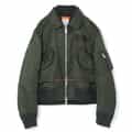 SACAI＜サカイ＞ ナイロンツイル ジップアップブルゾン