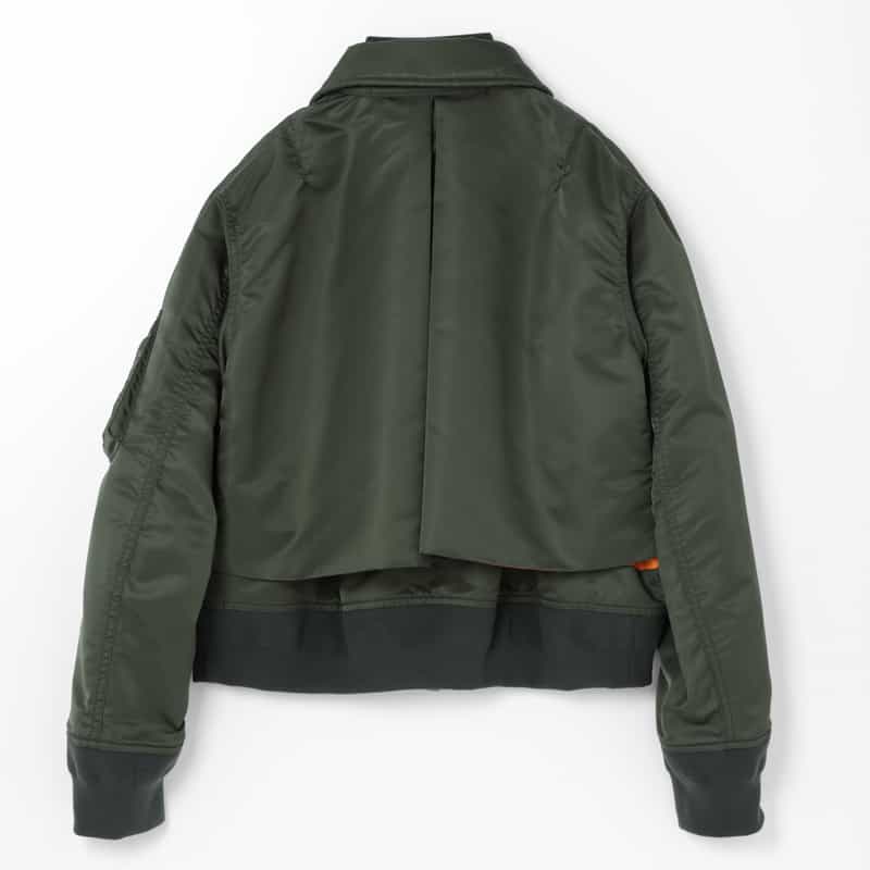 SACAI SACAI＜サカイ＞ ナイロンツイル ジップアップブルゾン NAVY