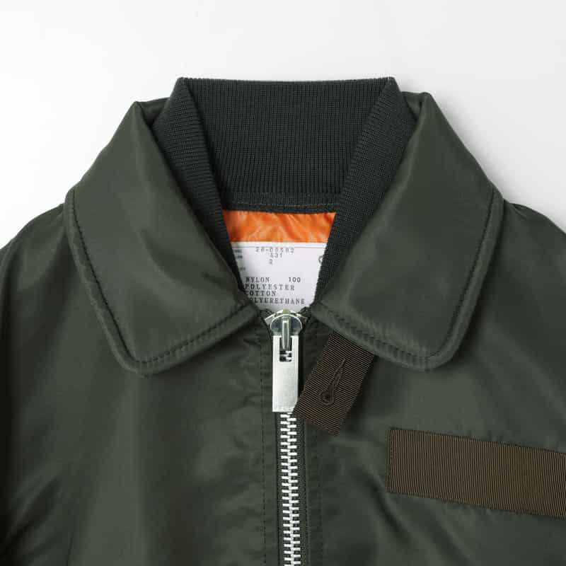 SACAI SACAI＜サカイ＞ ナイロンツイル ジップアップブルゾン NAVY