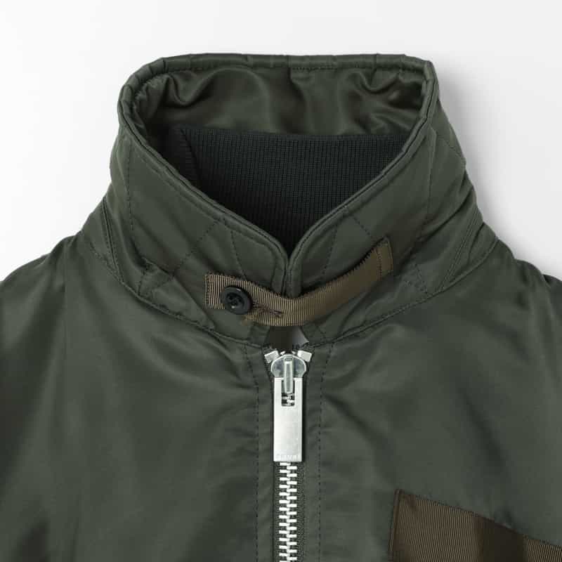 SACAI SACAI＜サカイ＞ ナイロンツイル ジップアップブルゾン NAVY