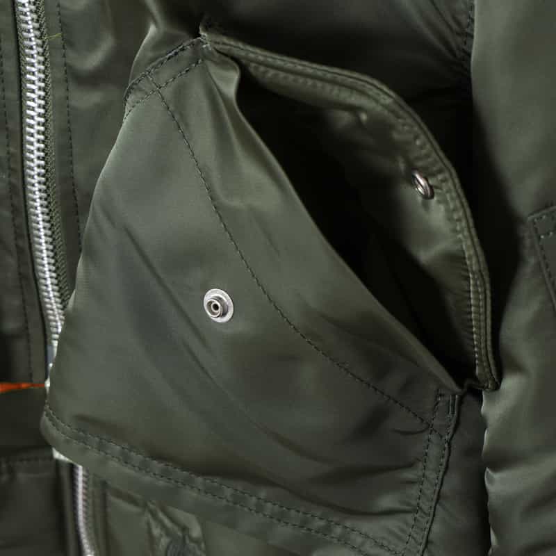 SACAI SACAI＜サカイ＞ ナイロンツイル ジップアップブルゾン NAVY