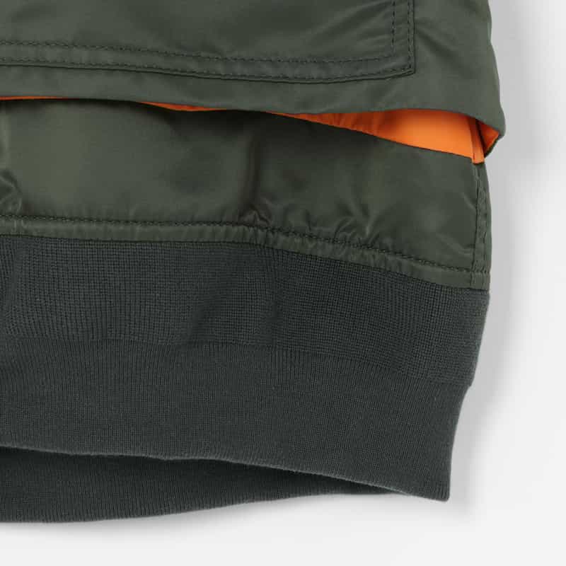 SACAI SACAI＜サカイ＞ ナイロンツイル ジップアップブルゾン NAVY