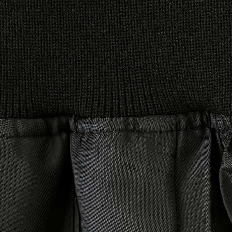 SACAI SACAI＜サカイ＞ ポケット付きナイロンツイルプリーツスカート BLACK