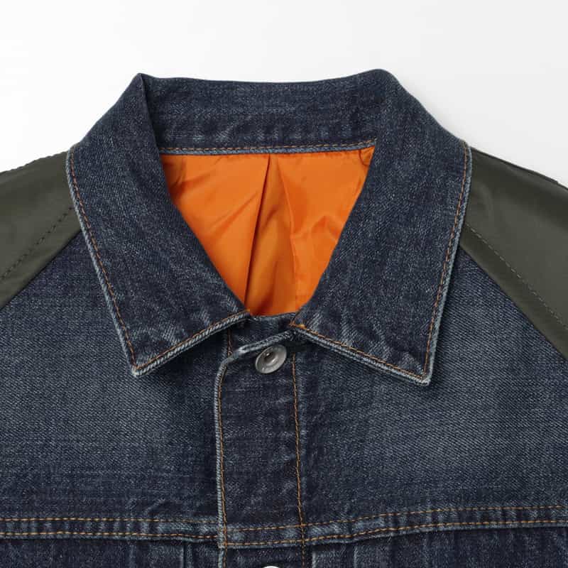 SACAI SACAI＜サカイ＞ コンビネーションデニムジャケット LIGHT BLUE