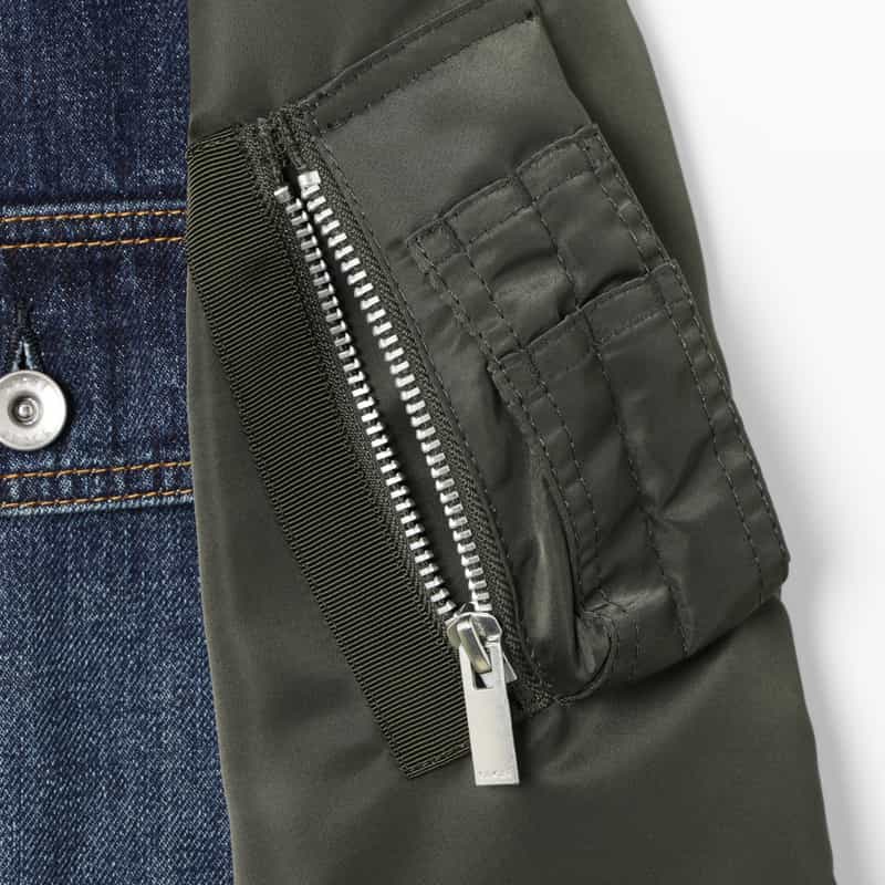 SACAI SACAI＜サカイ＞ コンビネーションデニムジャケット LIGHT BLUE