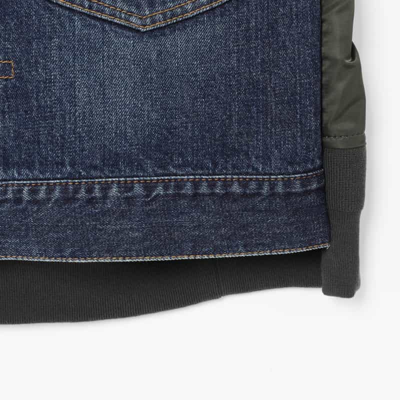 SACAI SACAI＜サカイ＞ コンビネーションデニムジャケット LIGHT BLUE