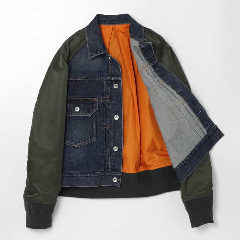 SACAI SACAI＜サカイ＞ コンビネーションデニムジャケット LIGHT BLUE