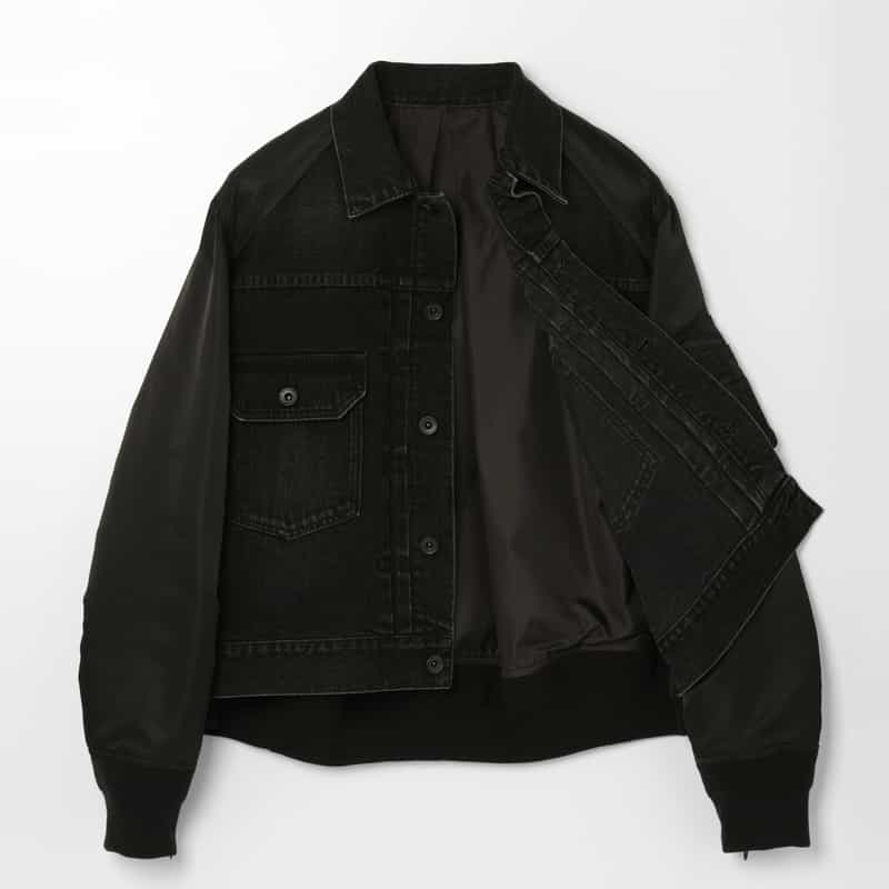 SACAI SACAI＜サカイ＞ コンビネーションデニムジャケット BLACK