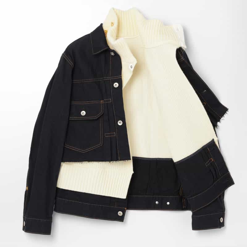 SACAI SACAI＜サカイ＞ コンビネーションデニムジャケット NAVY