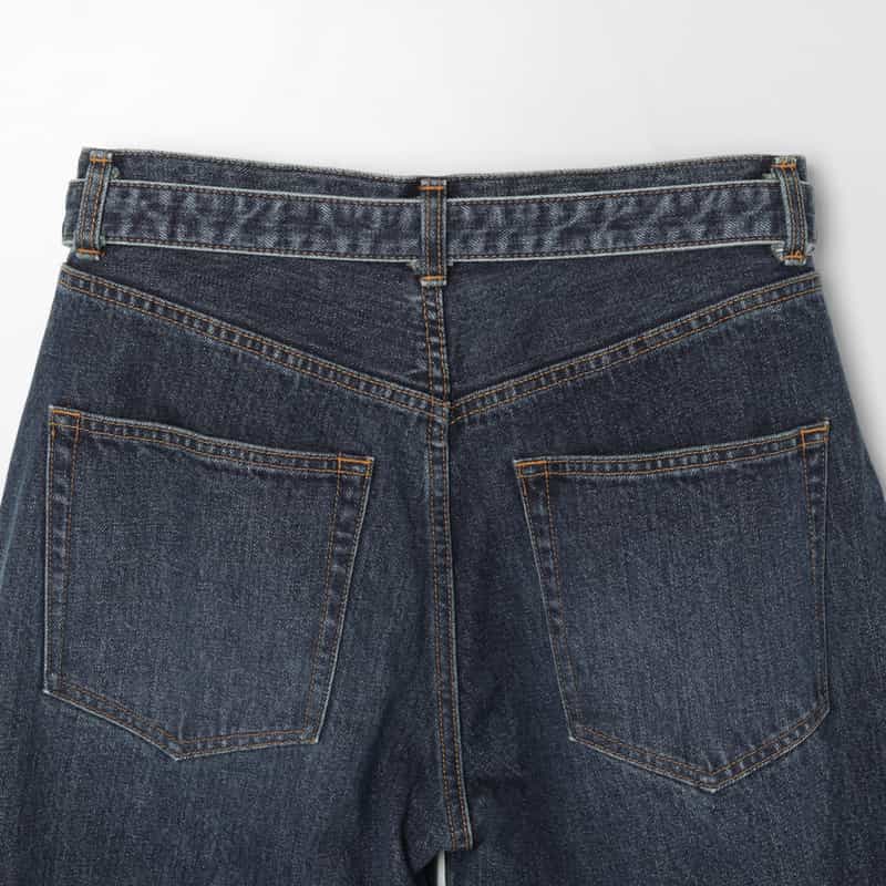SACAI SACAI＜サカイ＞ ベルテッドデニムパンツ BLUE
