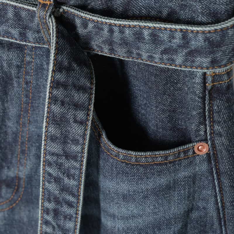 SACAI SACAI＜サカイ＞ ベルテッドデニムパンツ BLUE