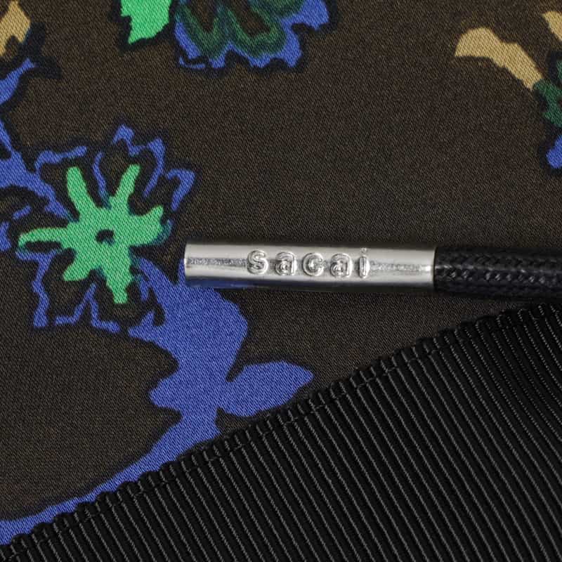 SACAI SACAI ＜サカイ＞ ハーフスリーブ フローラル柄ブラウス BROWN