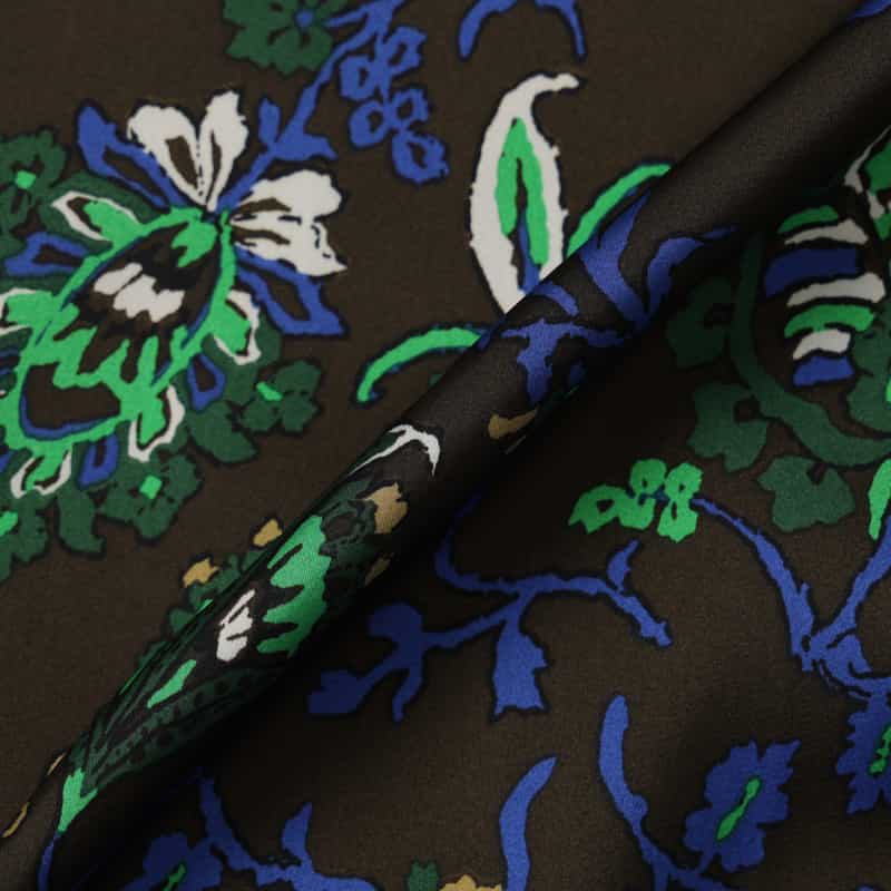 SACAI SACAI ＜サカイ＞ ハーフスリーブ フローラル柄ブラウス BROWN