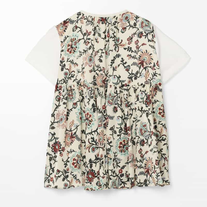 SACAI SACAI ＜サカイ＞ フローラル柄カットソー IVORY