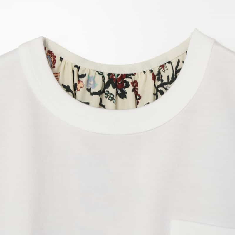 SACAI SACAI ＜サカイ＞ フローラル柄カットソー IVORY