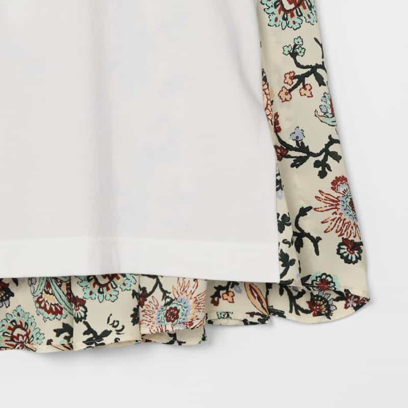 SACAI SACAI ＜サカイ＞ フローラル柄カットソー IVORY
